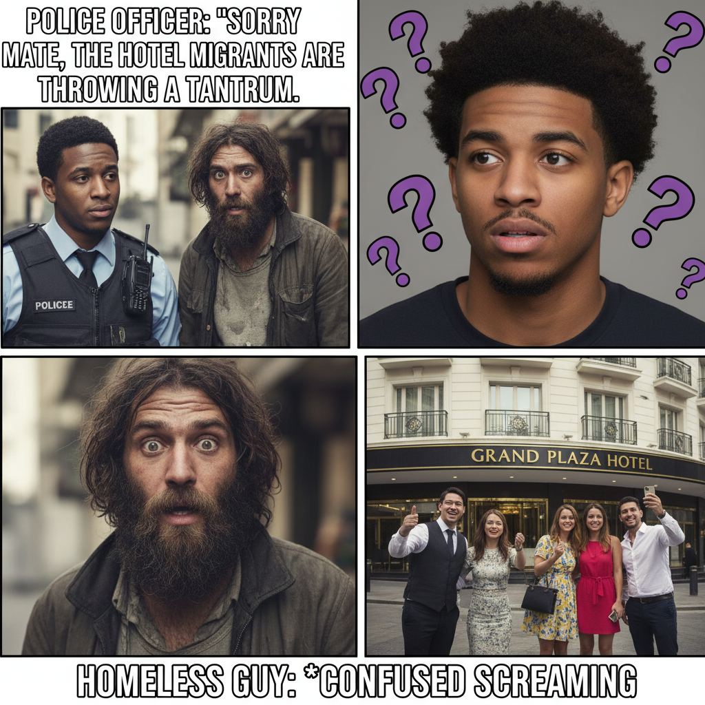 When Even the Homeless Can't Avoid Hotel Drama