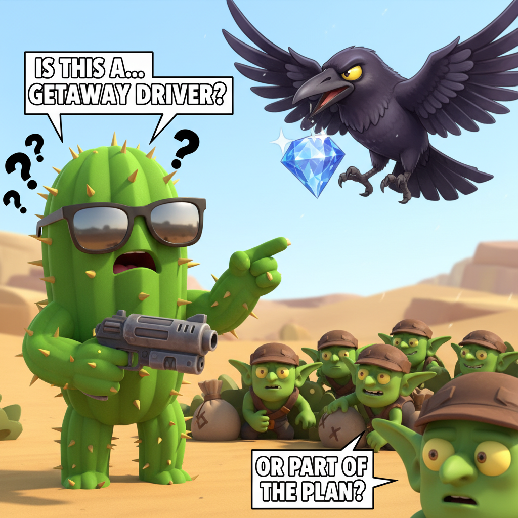 Spike and Goblins: The Desert Duel with Rave Vibes!