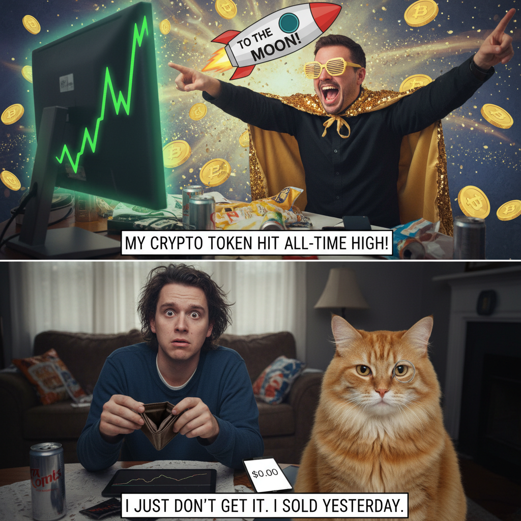 When Your Crypto Is Always Up: A Hilarious Take!