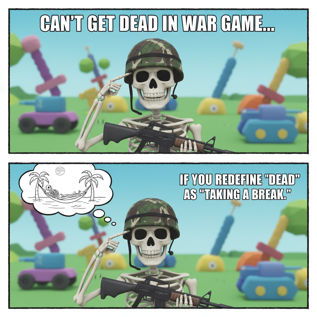 When War Makes You Face Reality (Literally)