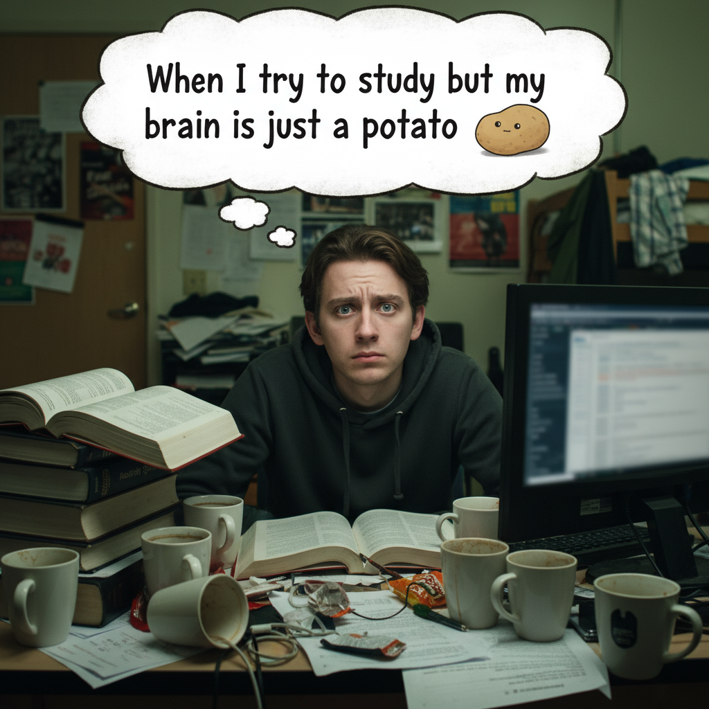 When Your Brain Is Dead: Relatable Moments for Everyone