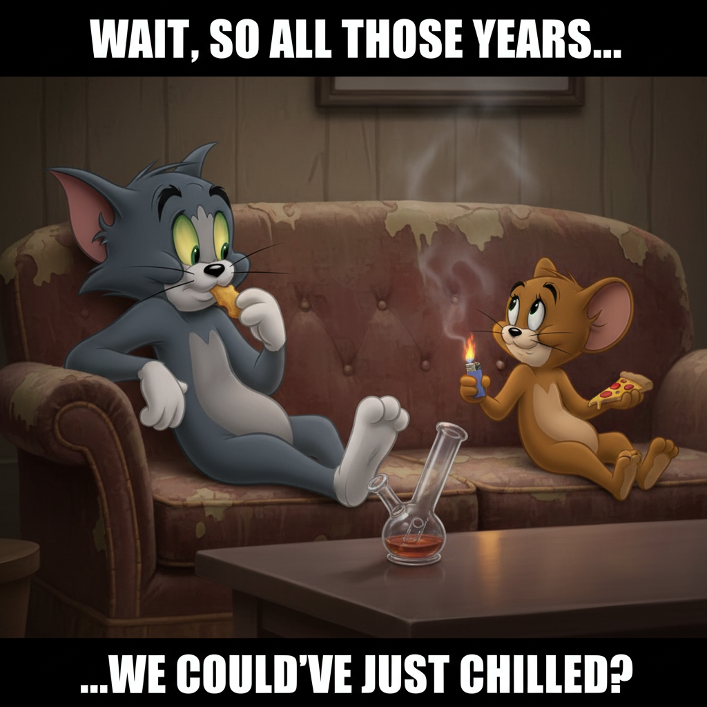 Tom and Jerry's High-Flying Realization: Why the Bongo Battle?