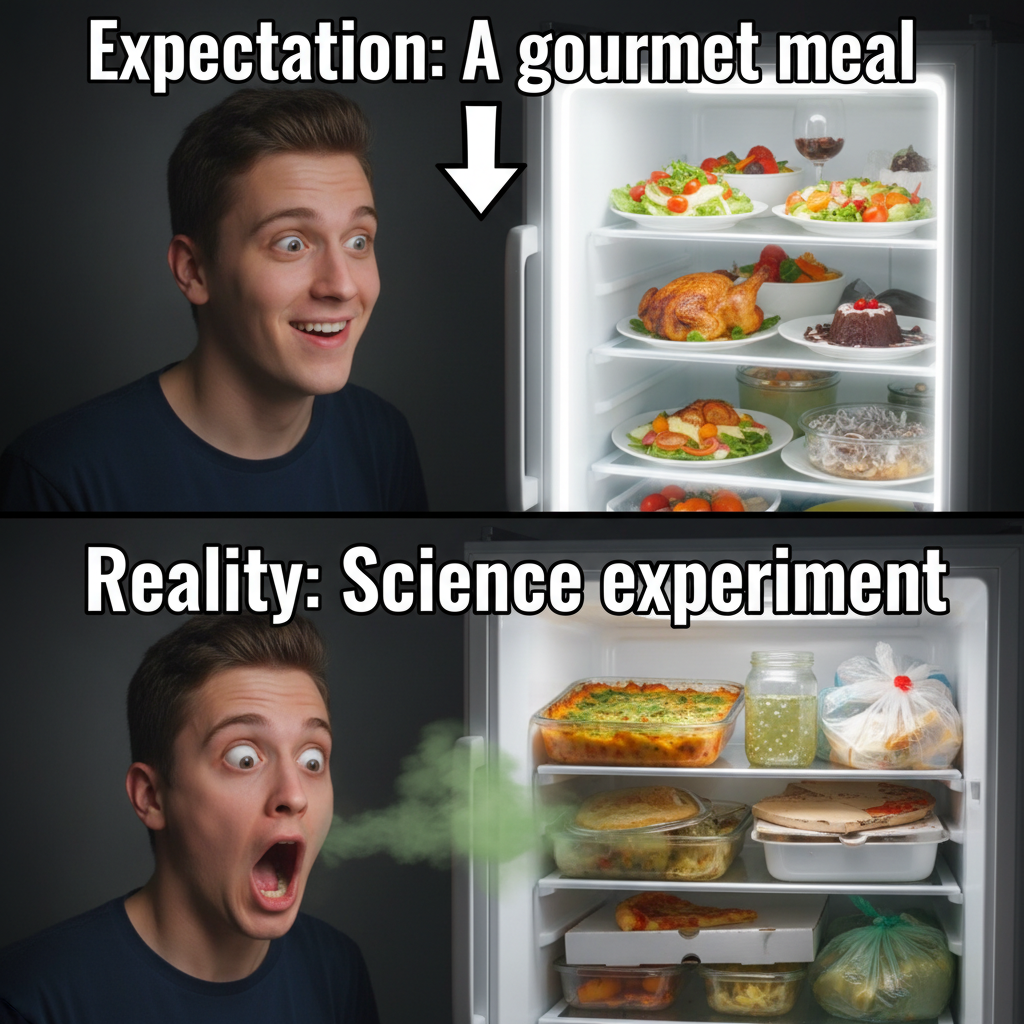 When You Open the Fridge and It’s a Mystery Box!