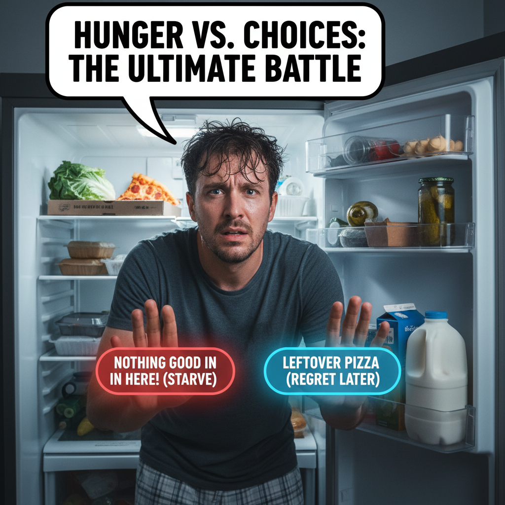 The Eternal Fridge Standoff: A Battle of Will
