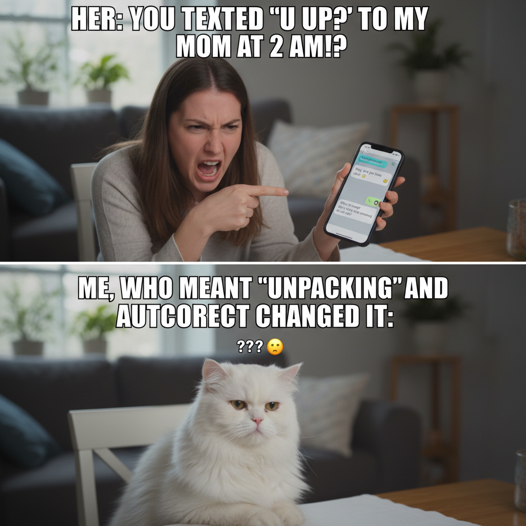 Flirty Texts Gone Hilariously Wrong: A Meme Scenario