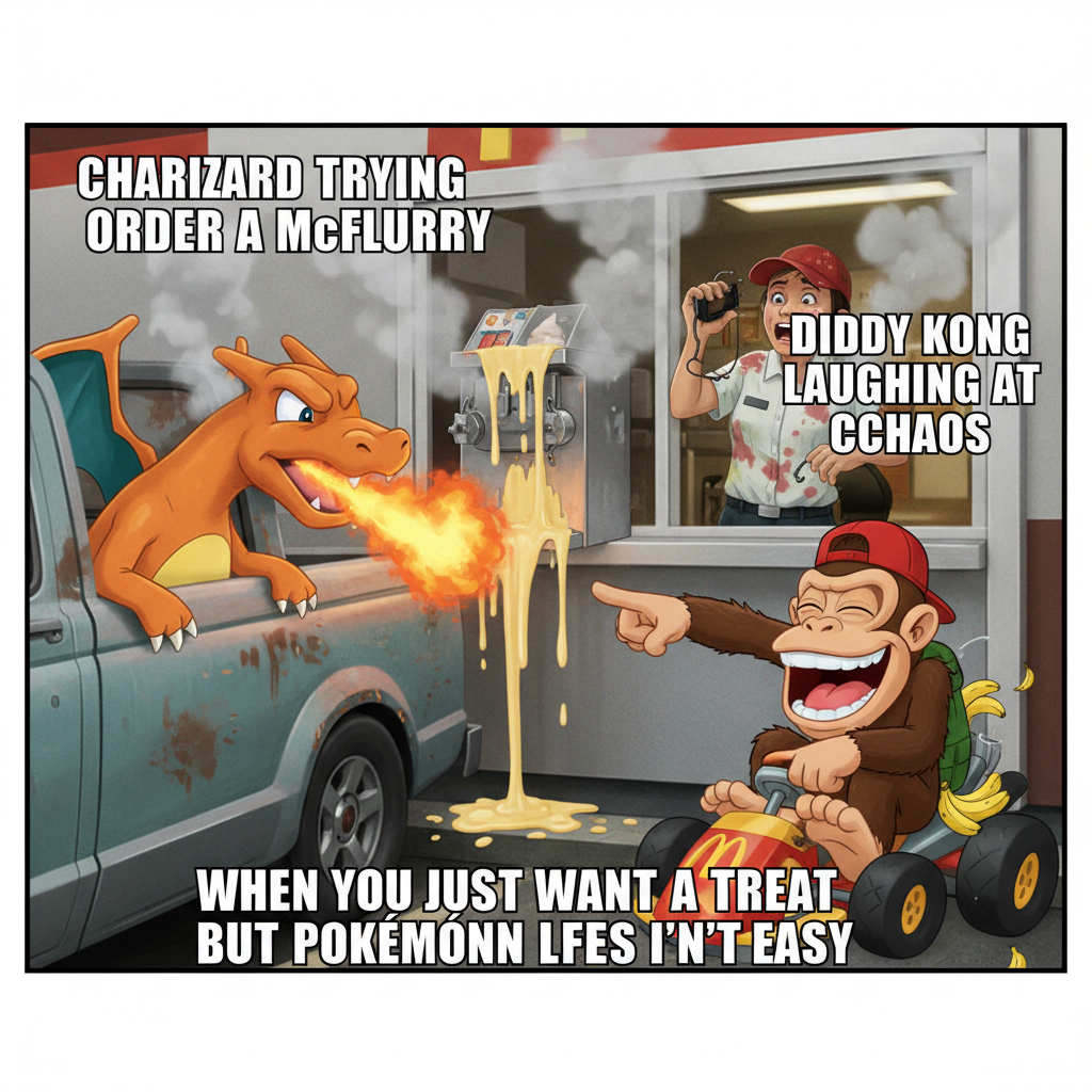 Charizard Orders a McFlurry: The Ultimate Diddy Showdown