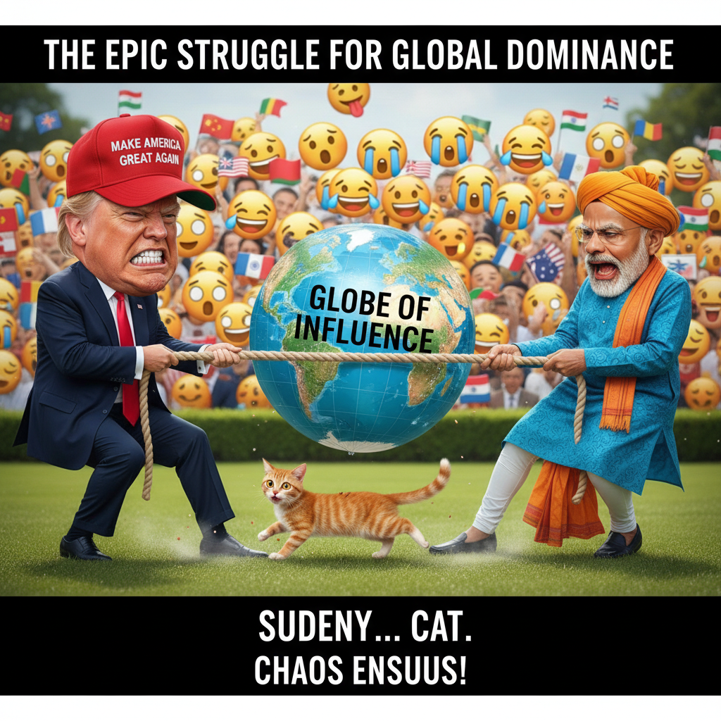 Trump vs. Modi: The Ultimate Tug-of-War Showdown!