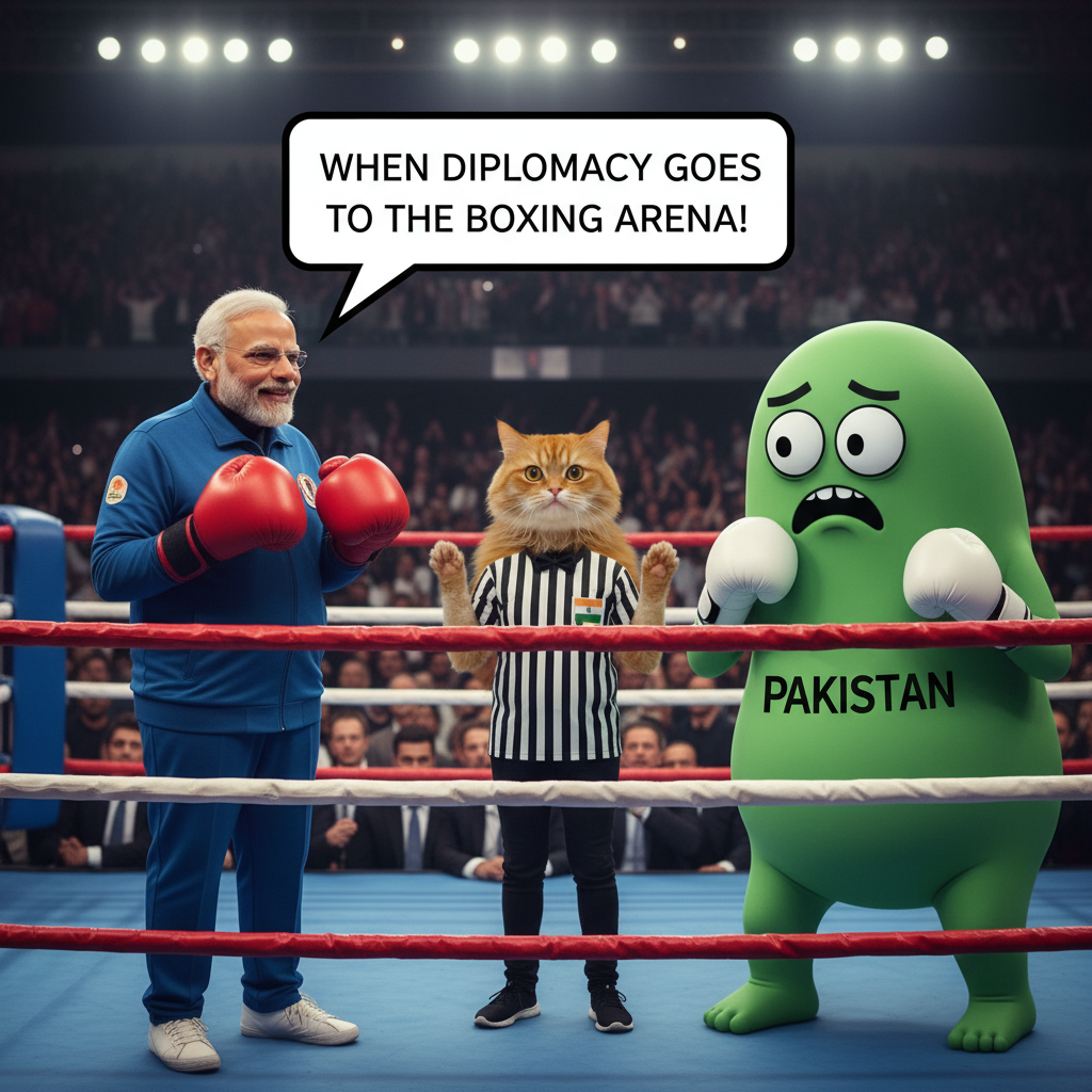Modi vs. Pakistan: The Epic (and Comical) Showdown