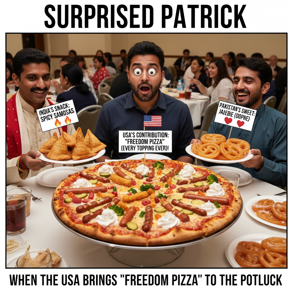 When India, Pakistan, and the USA Collide in the Snack Wars
