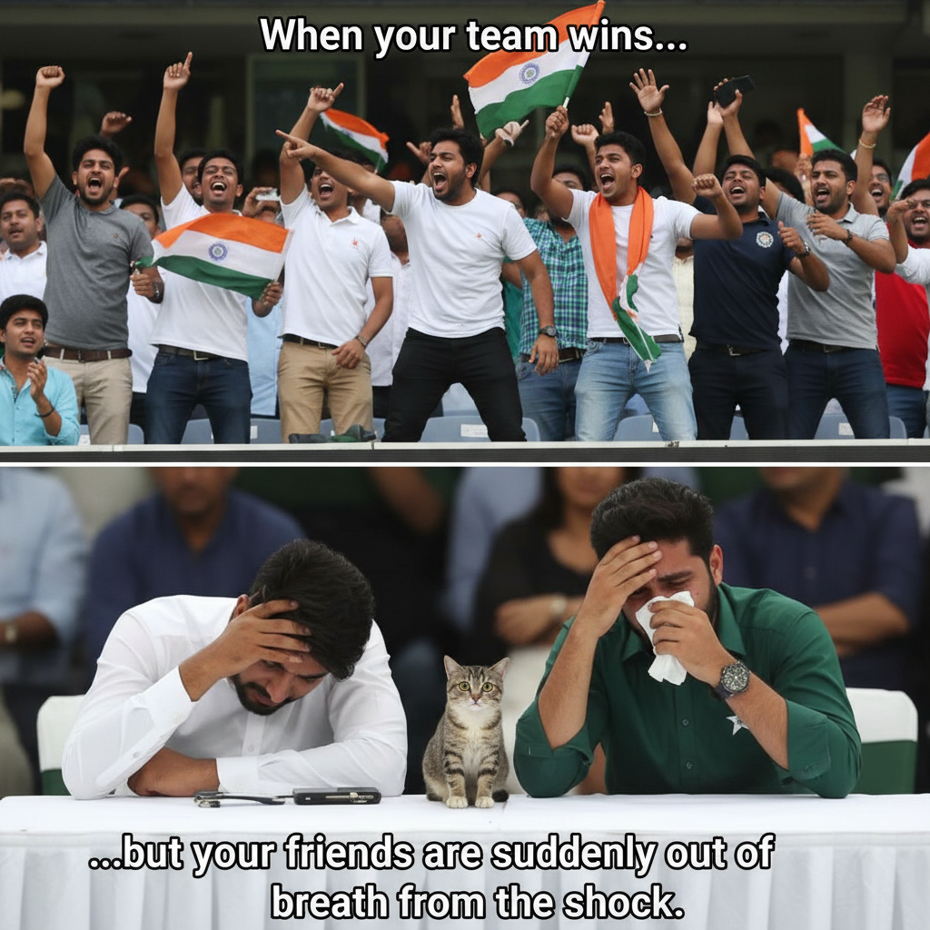 When India Beats Pakistan: A Cricket Rivalry Meme