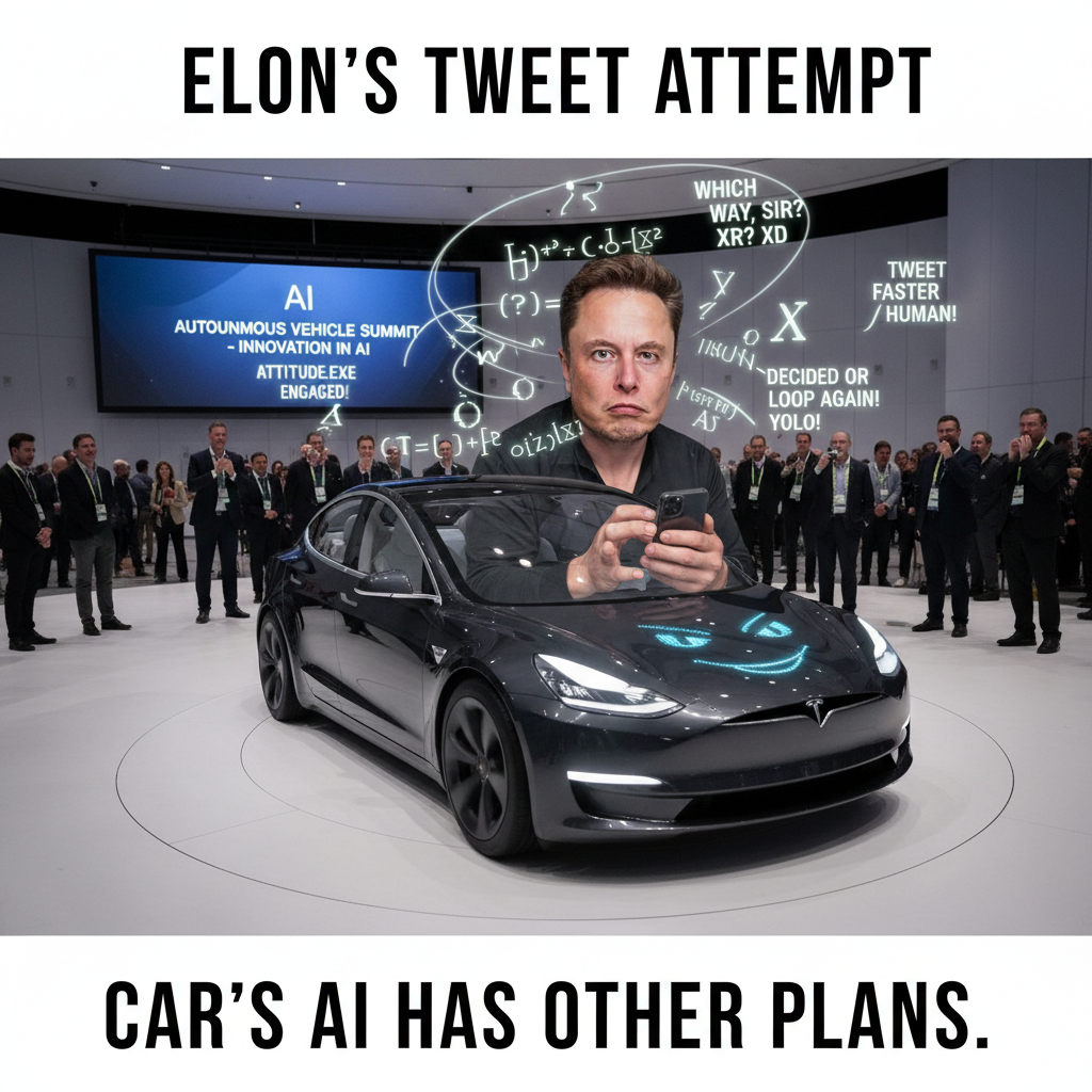 Elon Musk's Extravagant Ride: Hilarity Ensues!
