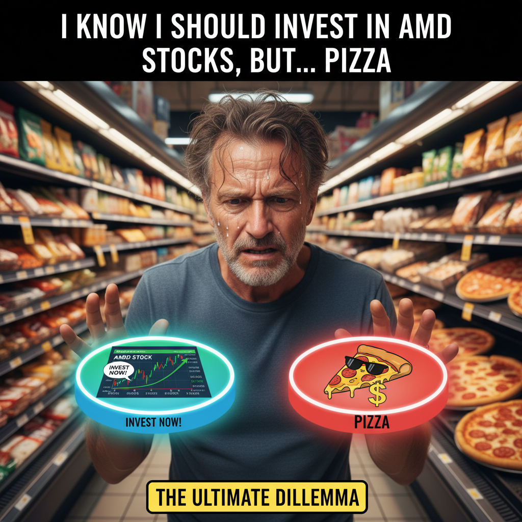 When you're trying to decide between AMD stocks and dinner