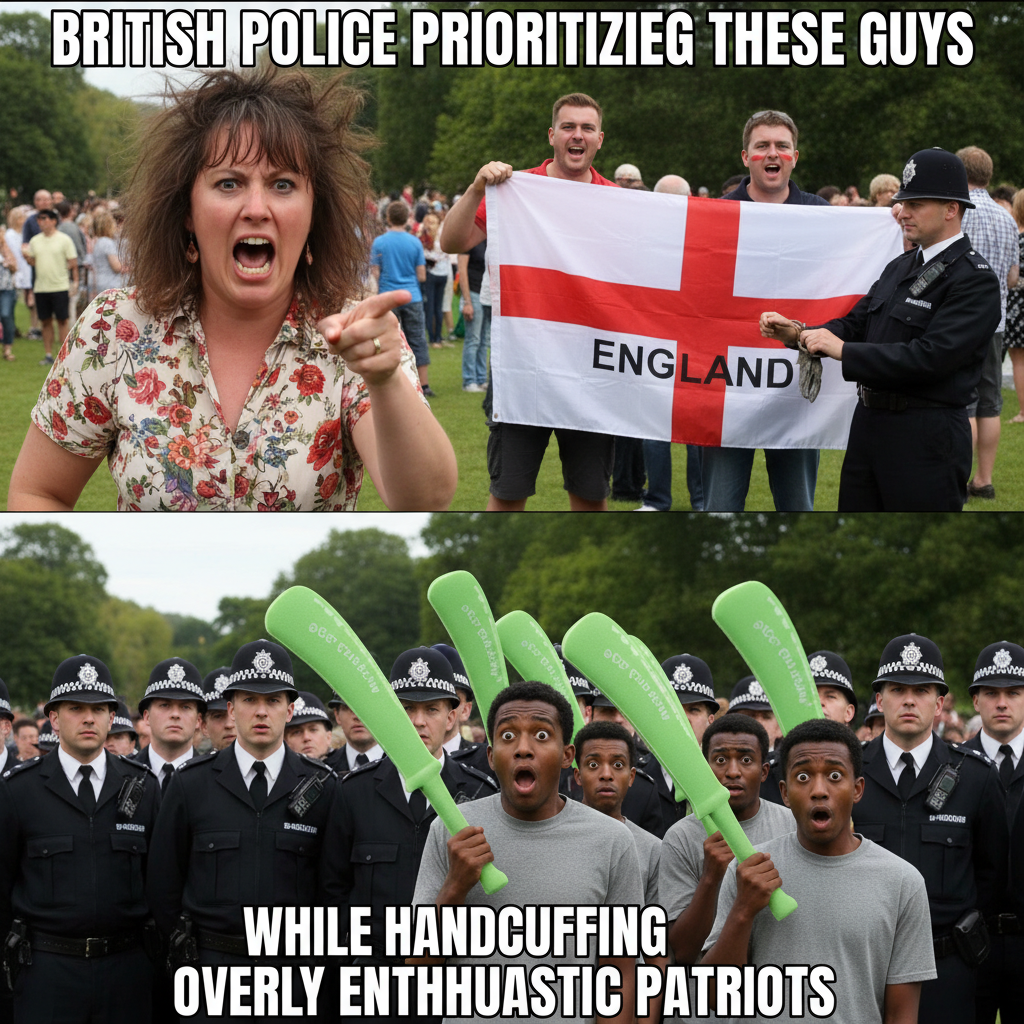 When British Police Decide to Play Favorites: A Comedic Twist