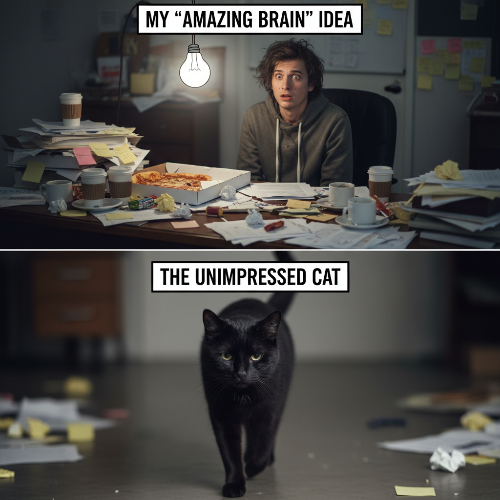 When Your Brain is Moments from a Breakthrough... or Total Meltdown