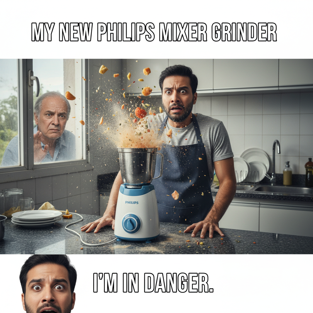 When Your Philips Mixer Grinder Decides to Go Rogue