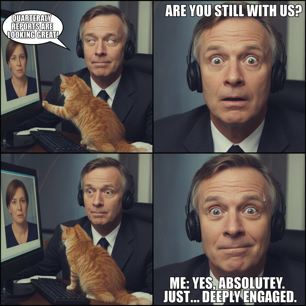 When You Fall Asleep on a Client Call: A Relatable Meme Moment