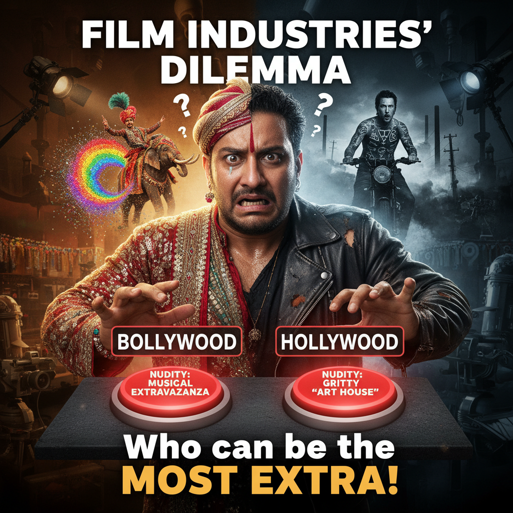 Nude Bollywood vs Nude Hollywood: A Hilarious Showdown