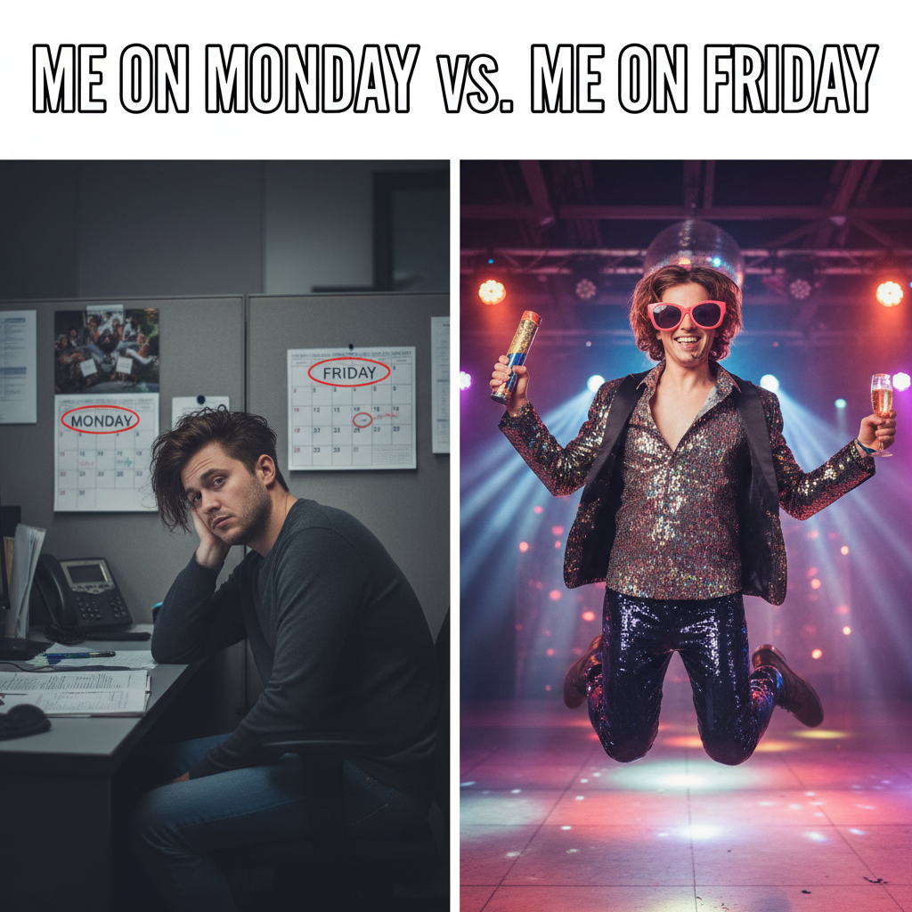 When Friday Plans Are Everything: The Party Anticipation Meme