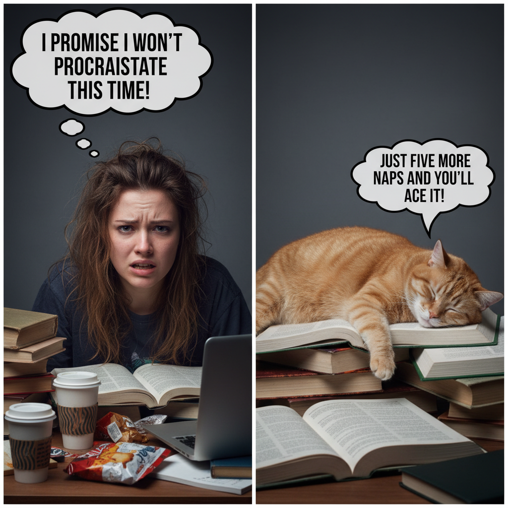 Struggles of the CAT Exam: When You Try to Study