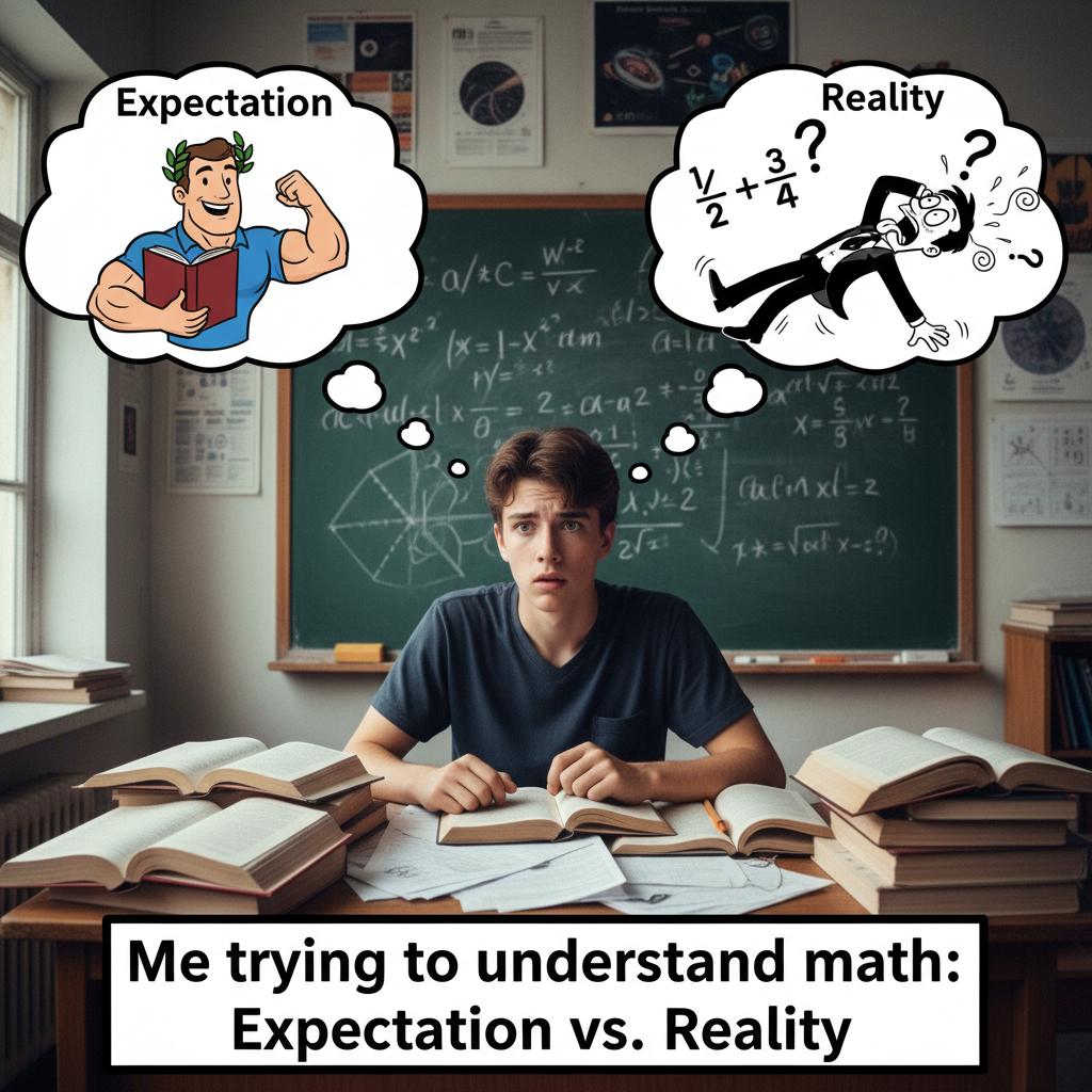 Math Struggles: A Hilarious Meme That Everyone Can Relate To!