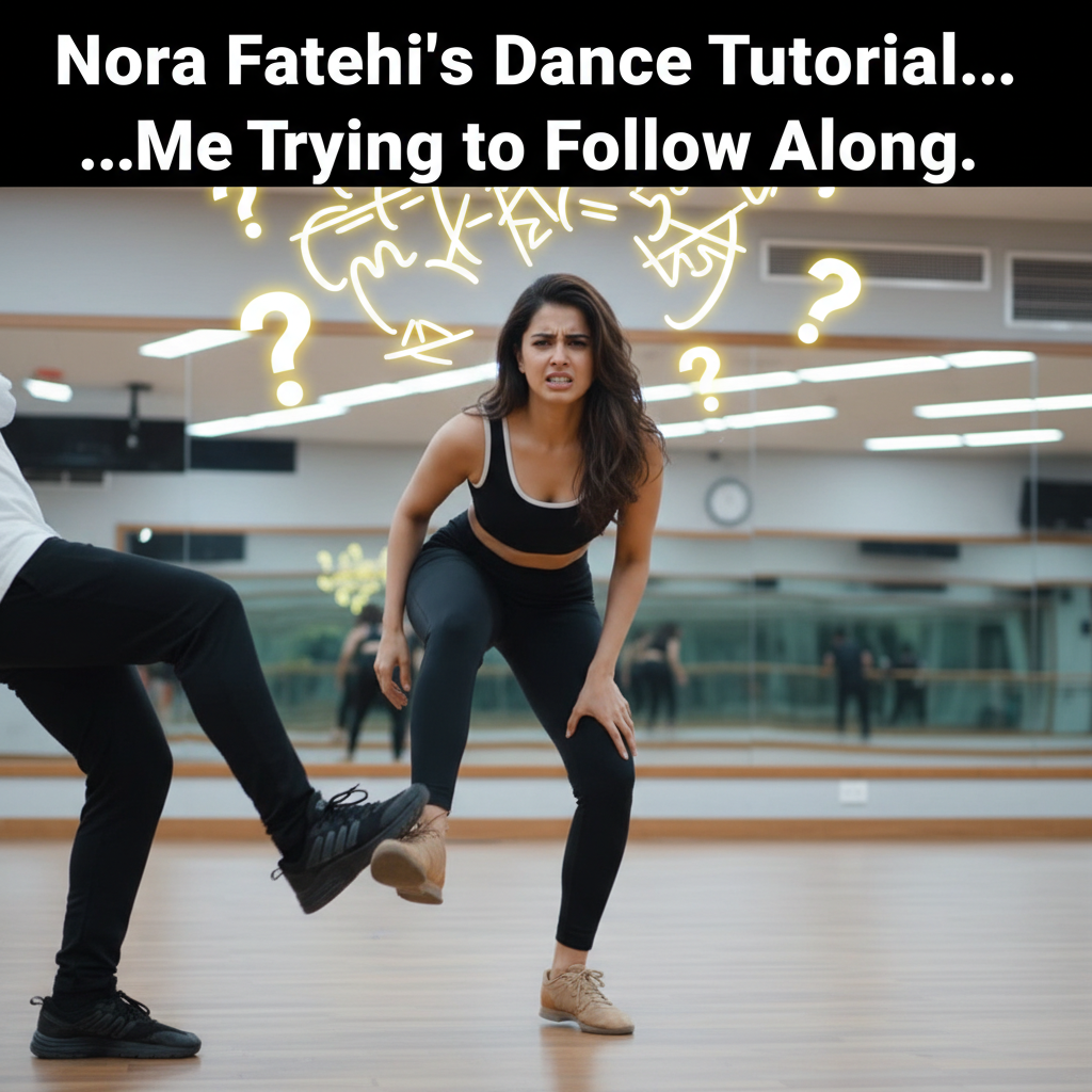 When Nora Fatehi is Your Dance Tutor and You Step on Her Toes