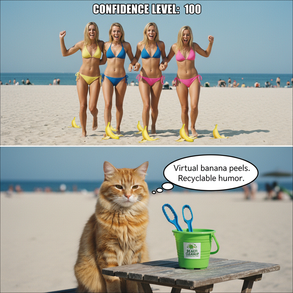 When Bikini Girls Hit the Beach... and Reality Hits Them!