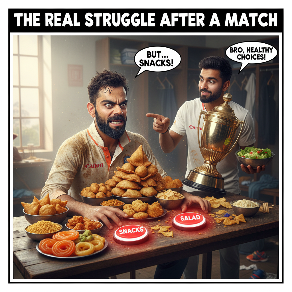 Virat Kohli's Not-So-Secret Relationship with Snacks