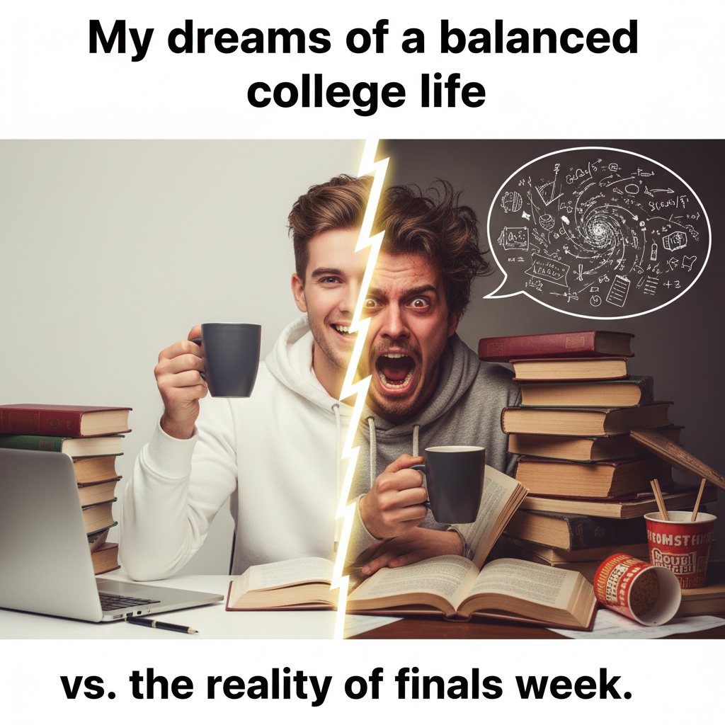 When College Assignments Hit Hard: A Relatable Meme Scenario