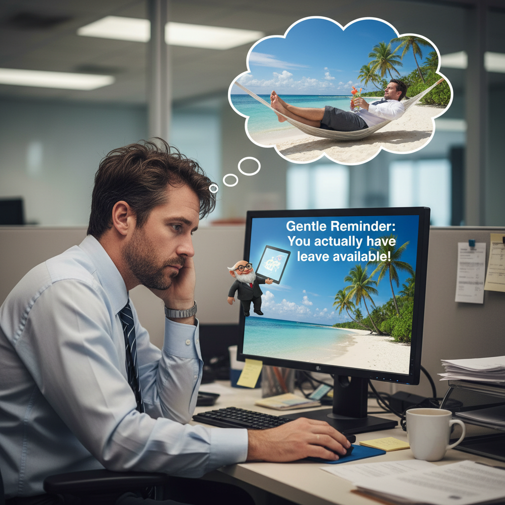 When Corporate Leave Reminders Hit Differently