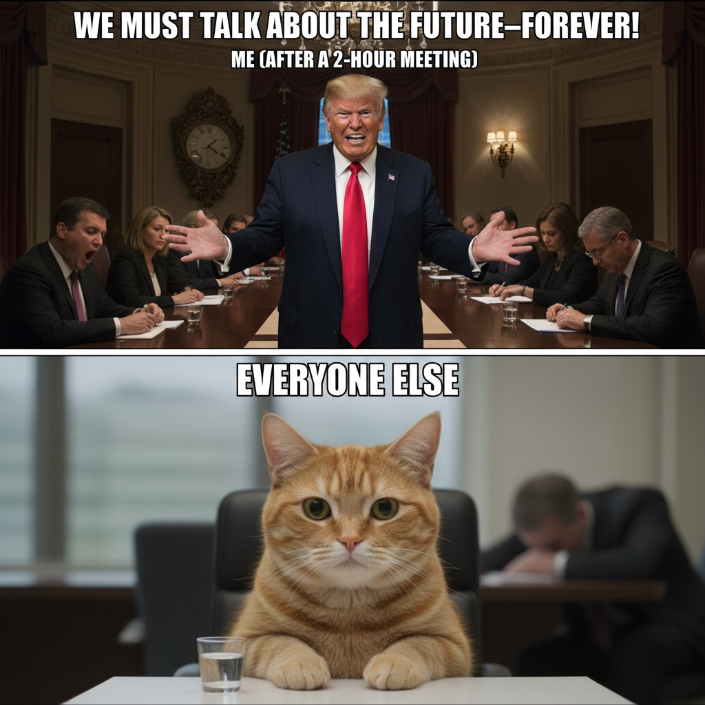 When You Dedicate Yourself Like Trump: Never Quitting Vibes