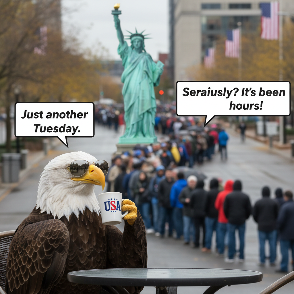 When You Realize It's a Whole Mood to be in the USA