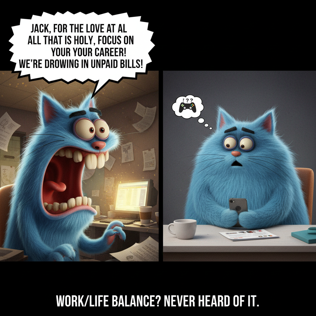 Oggy the Motivational Tooth Fairy: Focus on Your Career!