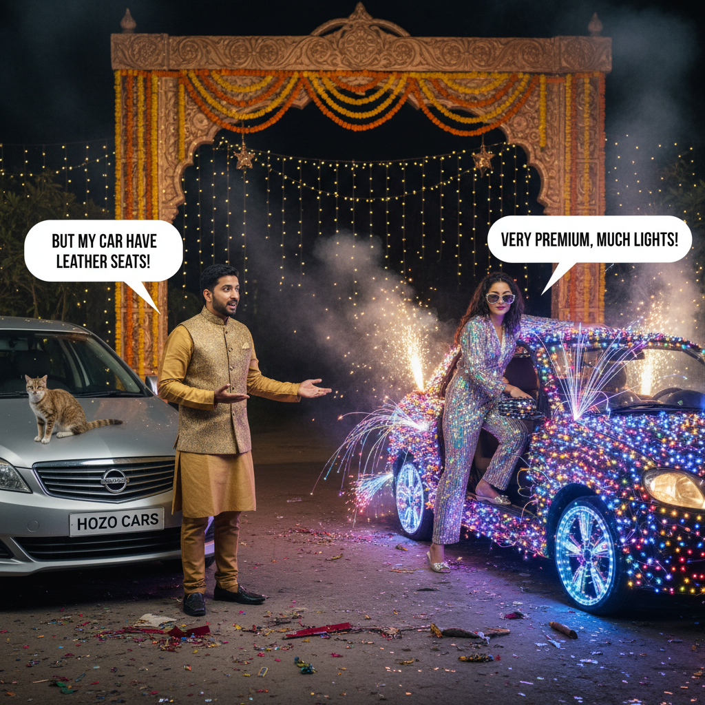 Diwali Rentals: When Your Fancy Ride Steals the Show!