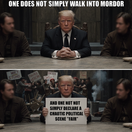 When Trump tries to be 'fair' and reality checks in!