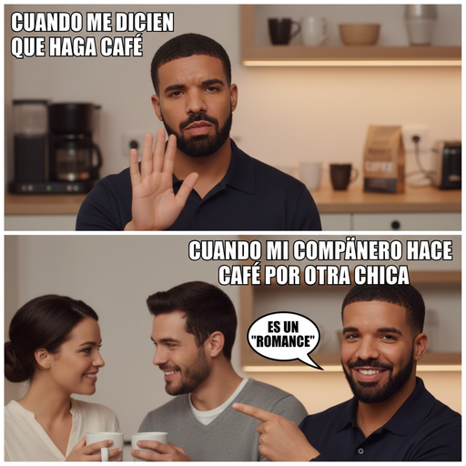 Cuando tu compañero de trabajo te coquetea... ¡con su café!