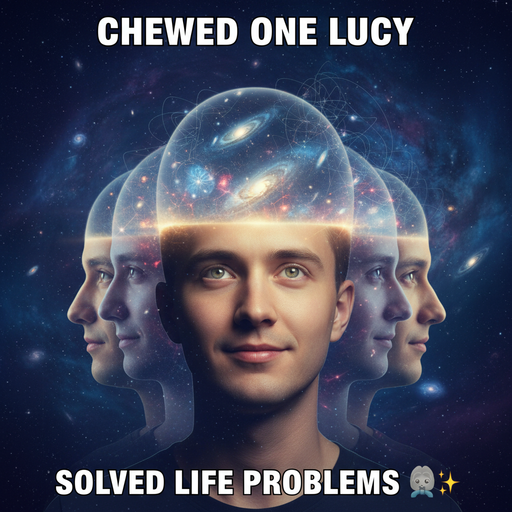 Chewing Lucy: From Snacks to Enlightenment! 🌌