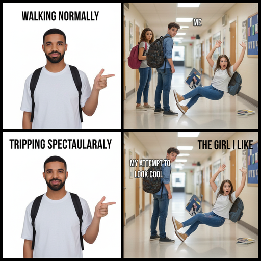 When You See Your Crush at School