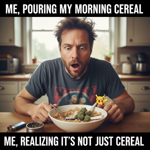 When breakfast takes a wild turn