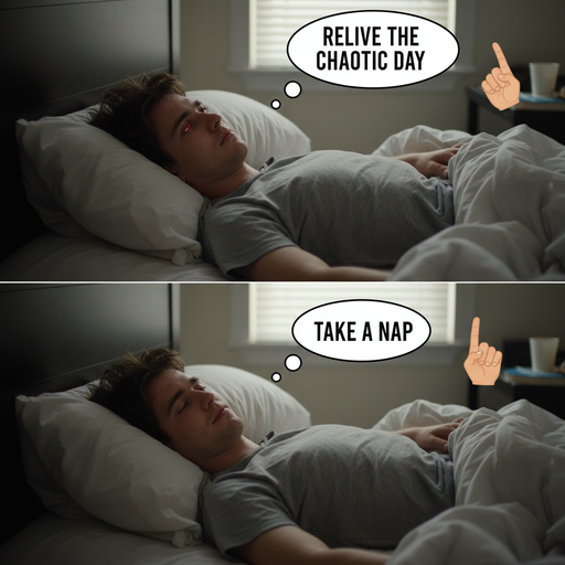 When you finally crawl into bed after a chaotic day