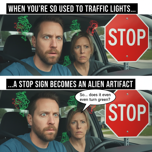 When You're Too High to Remember Stop Means Go