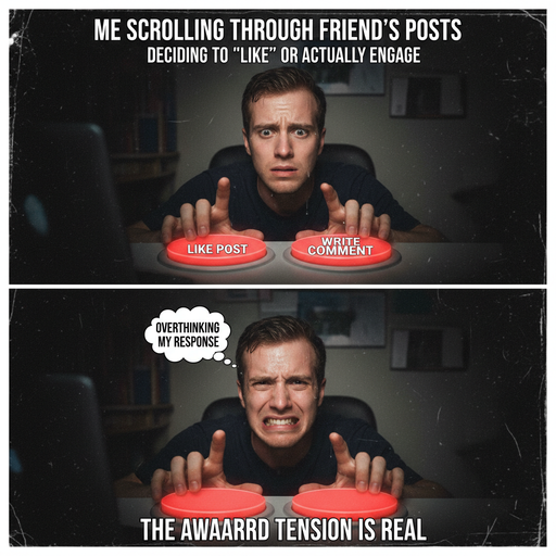 The Dilemma of Liking vs. Commenting
