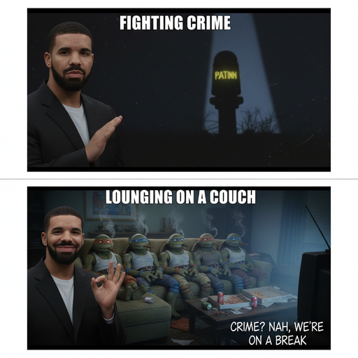 When the Ninja Turtles Choose Chill Over Crime-Fighting