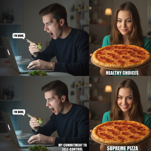 When You Swear You'll Stop, But Uh-Oh... More Pizza!