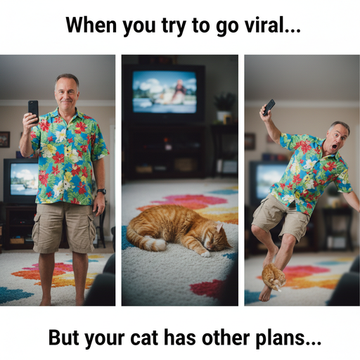 When Dad Tries to Make a Viral Video