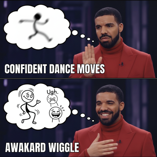 When Freddy Tries to Dance and Ends Up Wiggling