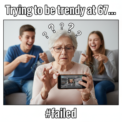 When you realize you're not a kid anymore at 67