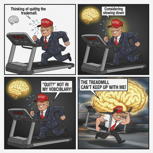 When life throws challenges, Donald Trump never quits!