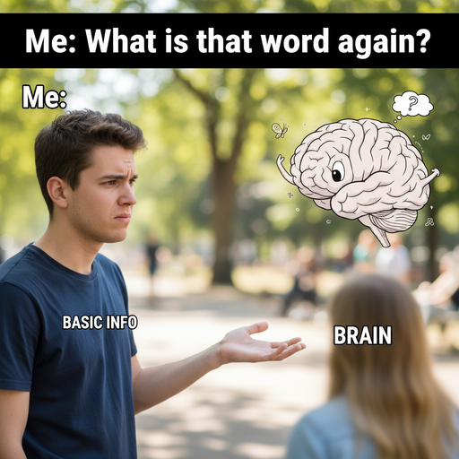 When Your Mind Forgets the Basics