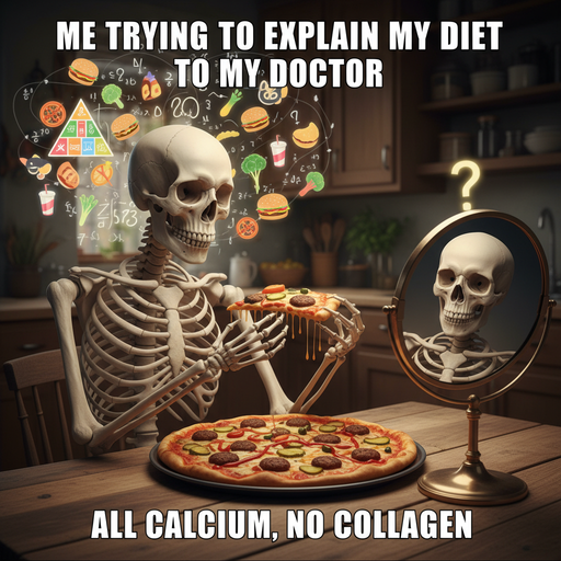 When Your Friend's Diet Makes Them Look Like a Skeleton