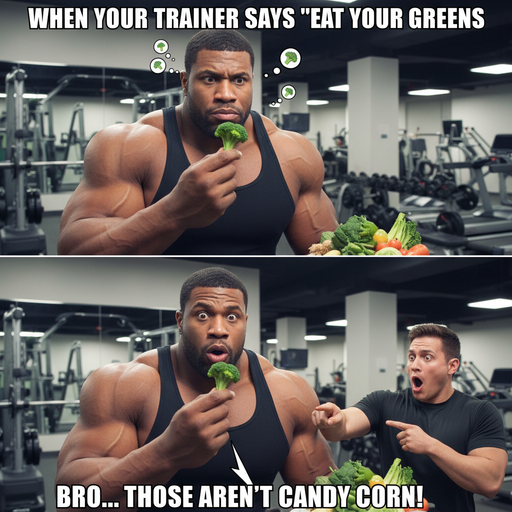 When Big Men Finally Embrace Broccoli